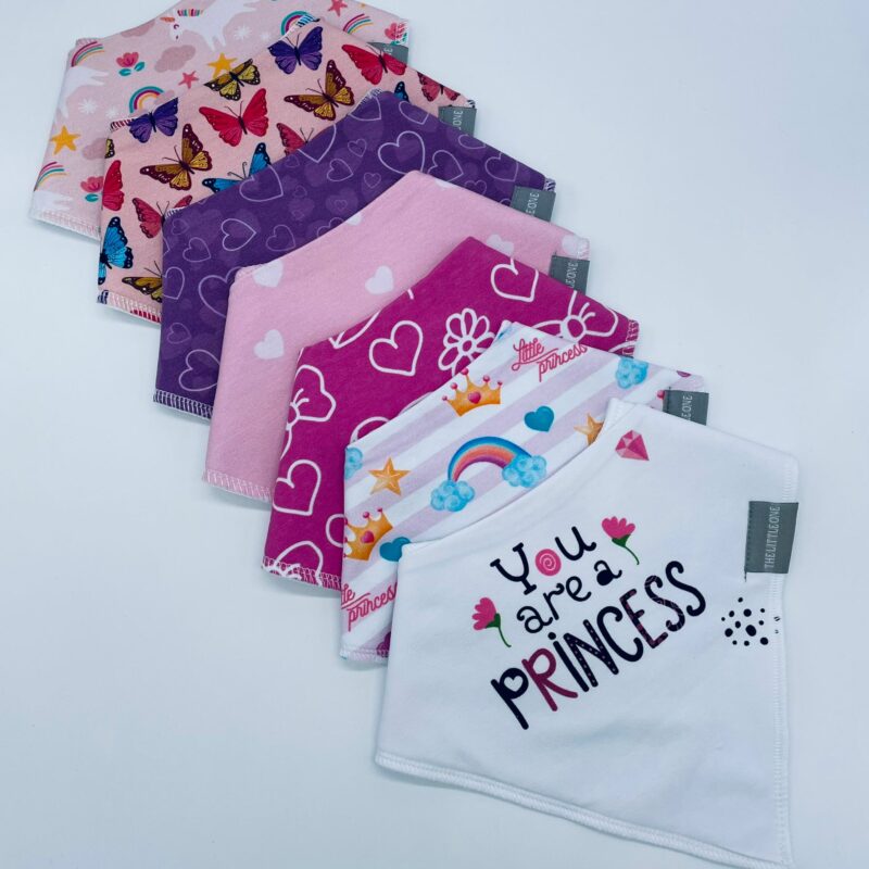 Bib Multipacks | You are my Princess Bandana Bib Pack