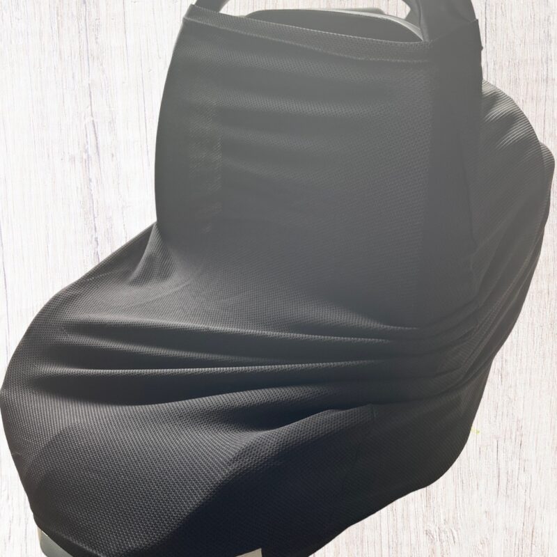Plain Black Car Seat Cover - Breathable Mesh