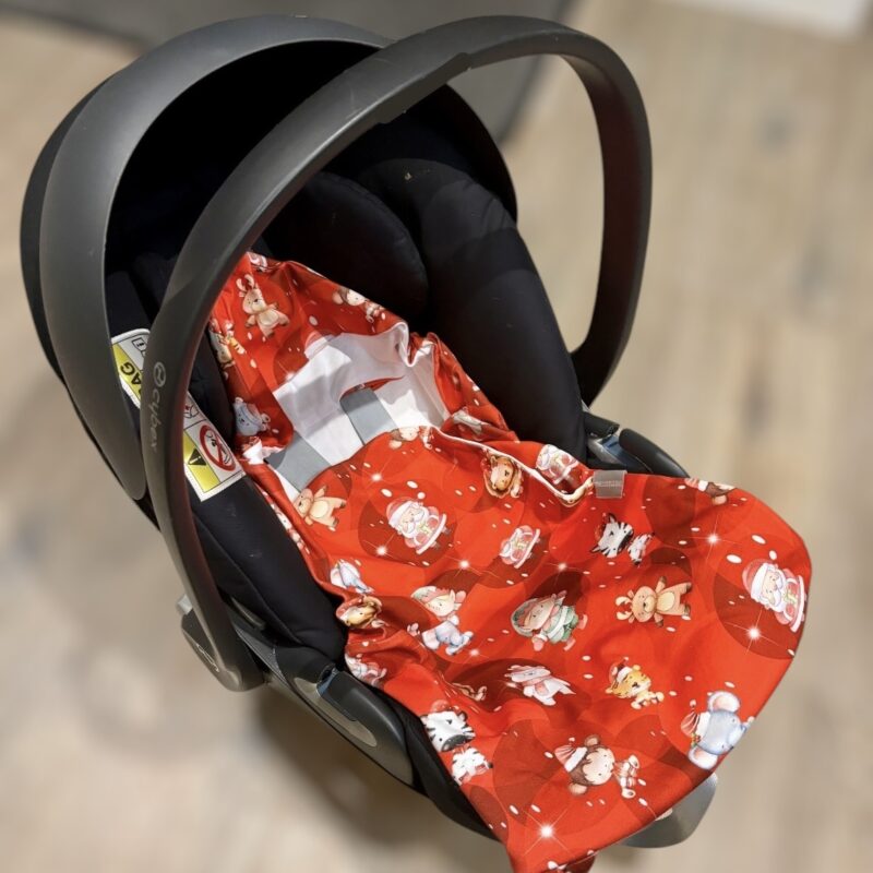 Car Seat / Buggy Blanket - Santa