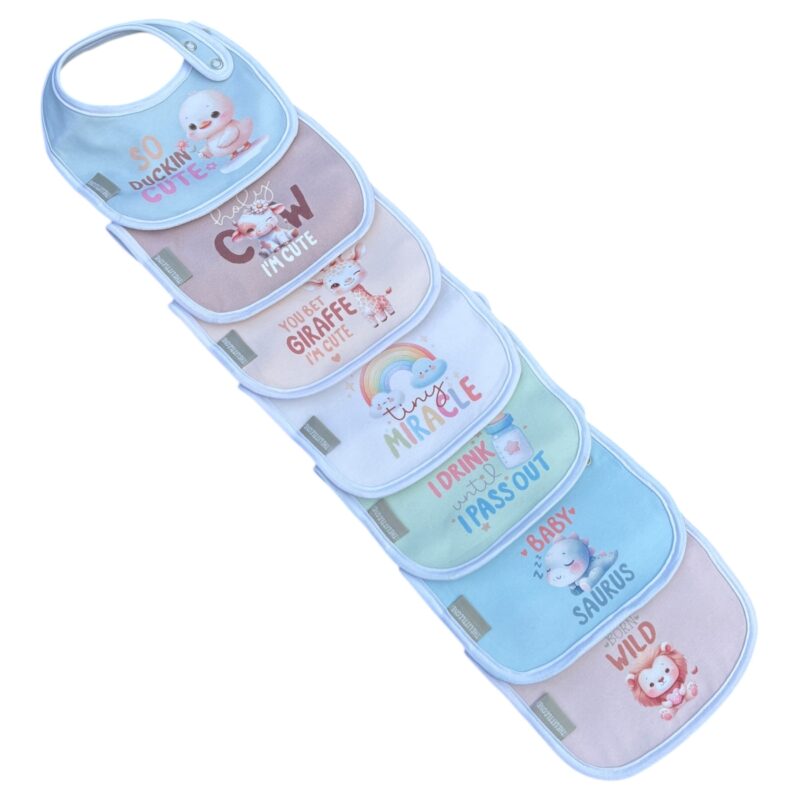 Round Bib Multipacks | Cute Theme 7