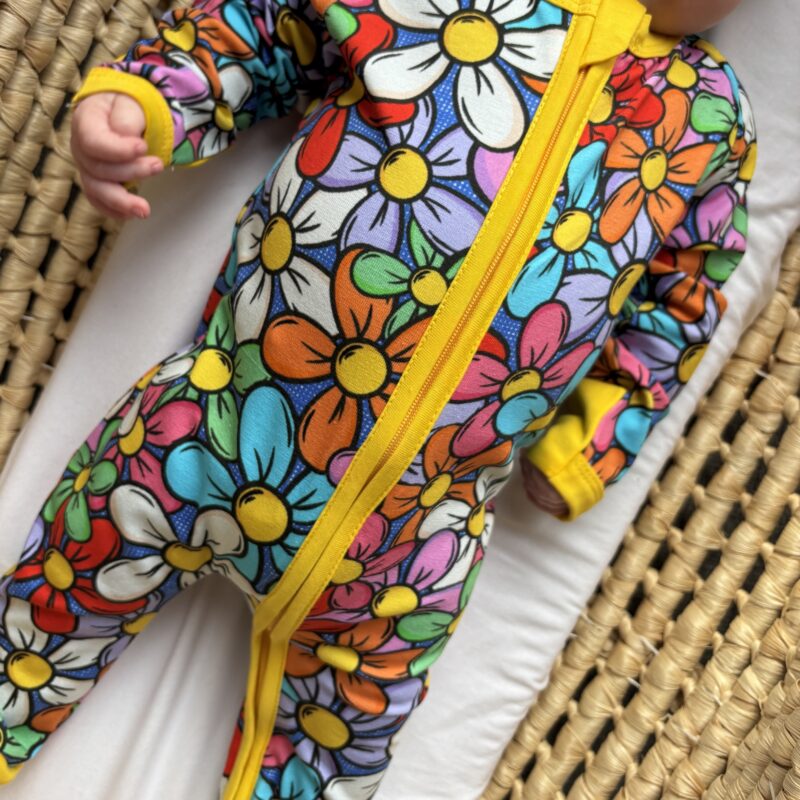 Zipped Suit | Flower Power