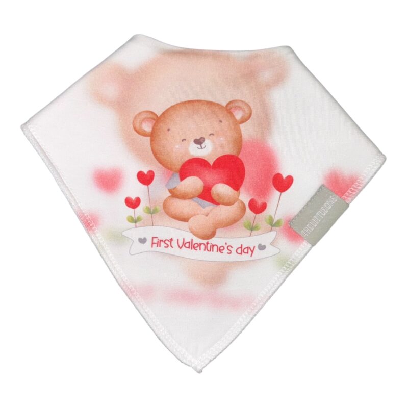 Bandana Bib | First Valentines Day